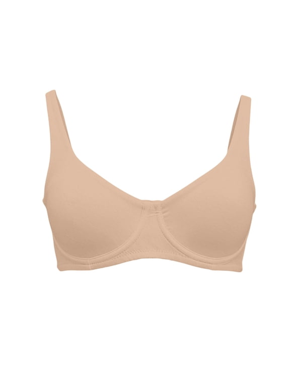 Women's Unlined Balconette Bras Bra for Small Breasts Demi Balconette Bras Low Cut Ultra-soft No Padding, Tshirt Bra Adjustable Wide Straps Underwire Unlined Demi Cup