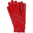thumbnail image 1 of Women's Unlined Touchscreen Leather Palm Driving Gloves, 1 of 2