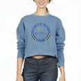 thumbnail image 1 of Women's Uscape Apparel Blue UC Riverside Highlanders Circle Scene Cropped Crewneck Sweatshirt, 1 of 1