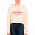 thumbnail image 1 of Women's Uscape Apparel Cream Fresno State Bulldogs Fleece Crop Hoodie, 1 of 1