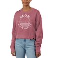 thumbnail image 1 of Women's Uscape Apparel Maroon Elon Phoenix Fleece Crop Pullover Sweatshirt, 1 of 1