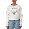 thumbnail image 1 of Women's Uscape Apparel White Stanford Cardinal Fleece Crop Pullover Sweatshirt, 1 of 1