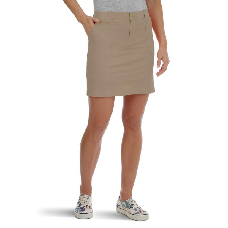 Lee Riders Women's Utility Skort with Stretch Mesh Shorts and