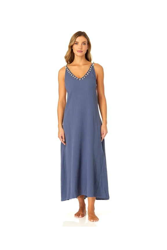 Ibiza womens Cover-Up, XL, Blue