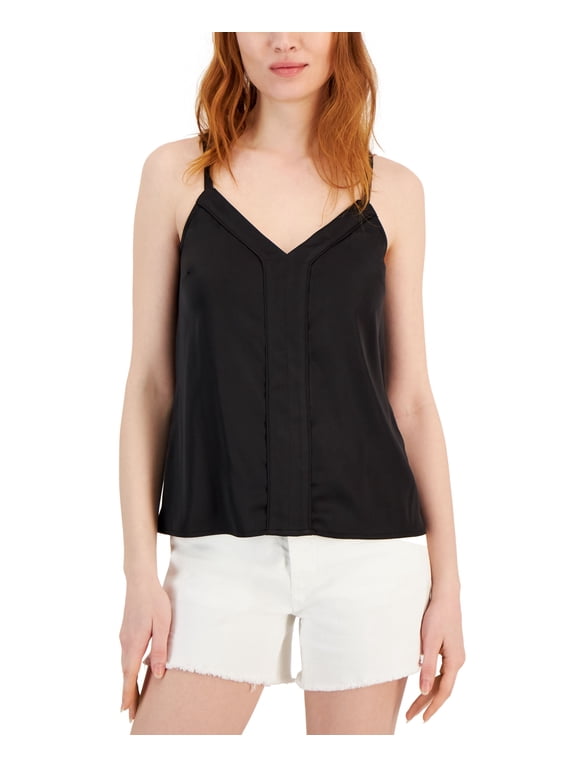 Women's V-Neck Camisole Deep Black XL