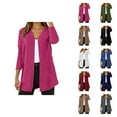 thumbnail image 1 of Women's V Neck Cardigan Lightweight Soft Comfortable Everyday Casual Knit Sweater Open Front Cover Up For Spring Summer Fall Cardigan Sweaters for Women, 1 of 2