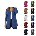 thumbnail image 1 of Plus Size Cardigan for Women Lightweight Casual Open Front Cardigans Women's V Neck Soft Comfortable Everyday Knit Sweater Cover Up For Spring Summer Fall, 1 of 2
