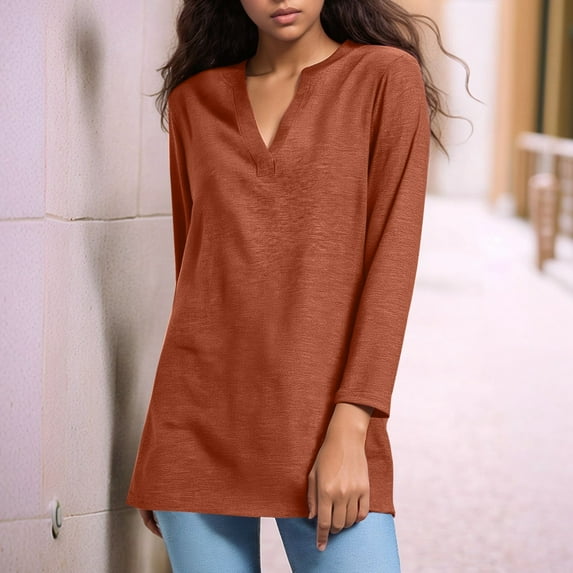Women's V Neck Sleeve Casual T Shirt For Spring Outdoor Home Wear Comfortable Pure Color Tee Loose Womens Athletic Top Blank Athletic Shirts Burnout Tee Shirts Casual Womens Tops Short Sleeve Athletic