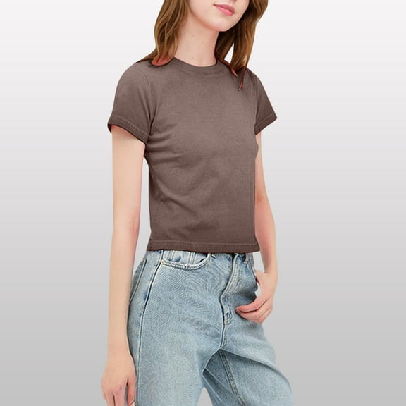 Women's V-Neck T-Shirt, Loose Fit Casual Top, Soft Stretch Nylon Spandex Blend, Versatile Everyday Shirt