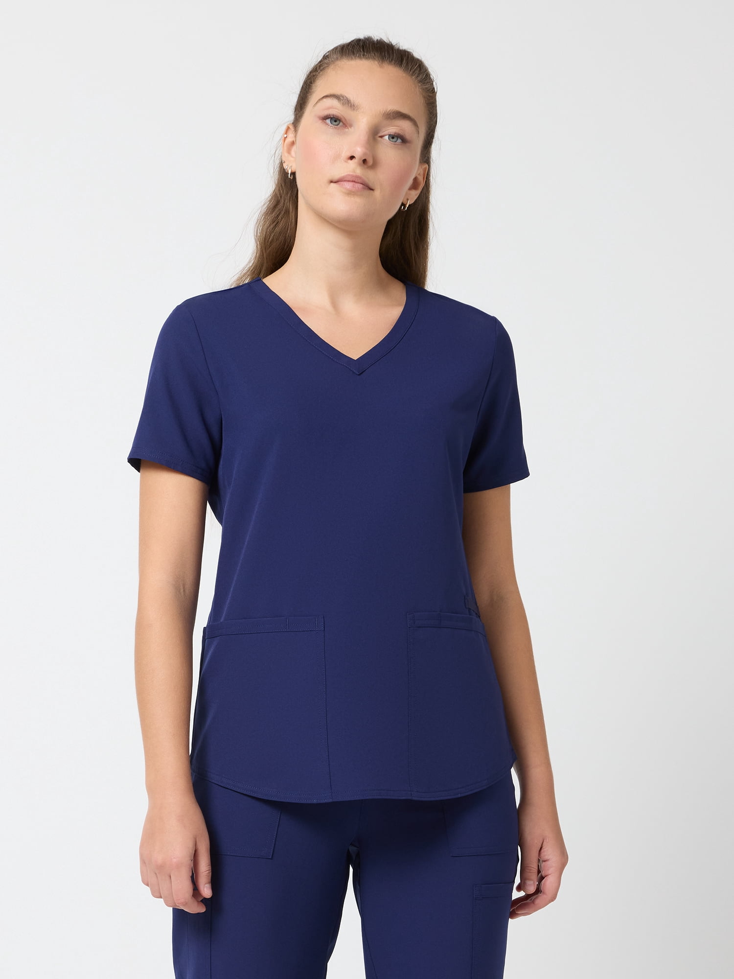 Scrubstar Core Essentials Women’s V-Neck Scrub Top, Sizes XS–3XL