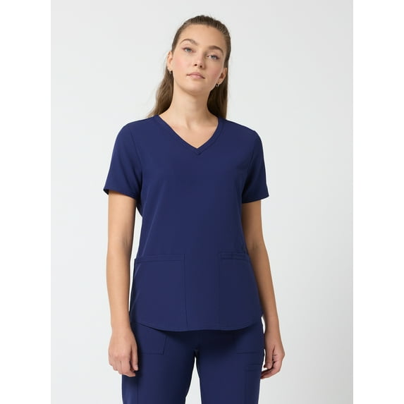 Scrubstar Core Essentials Women’s V-Neck Scrub Top, Sizes XS–3XL