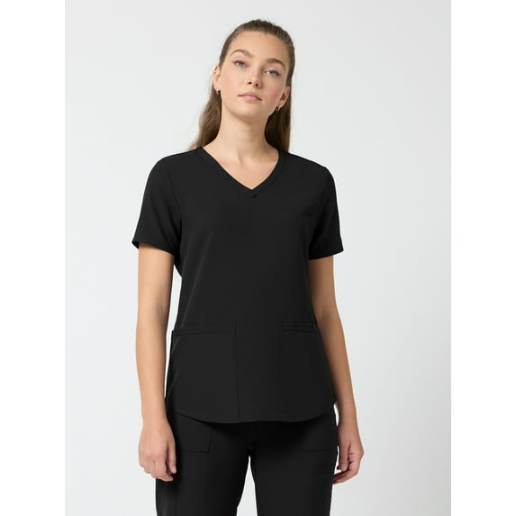 Scrubstar Core Essentials Women’s V-Neck Scrub Top, Sizes XS–3XL