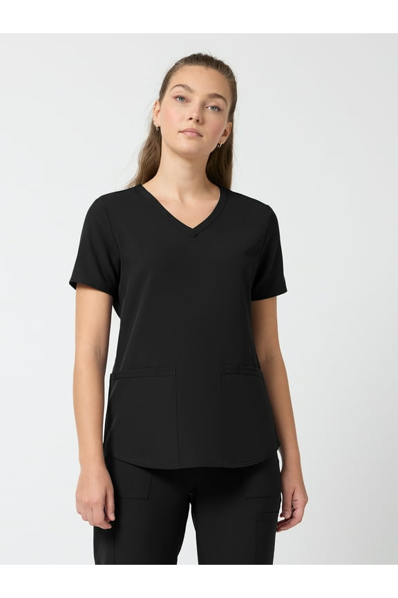 Core Essentials Women’s V-Neck Scrub Top, Sizes XS–3XL