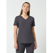 SCRUBSTAR Core Essentials Women’s V-Neck Scrub Top, Sizes XS–3XL