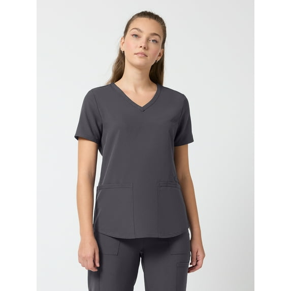 Scrubstar Core Essentials Women’s V-Neck Scrub Top, Sizes XS–3XL