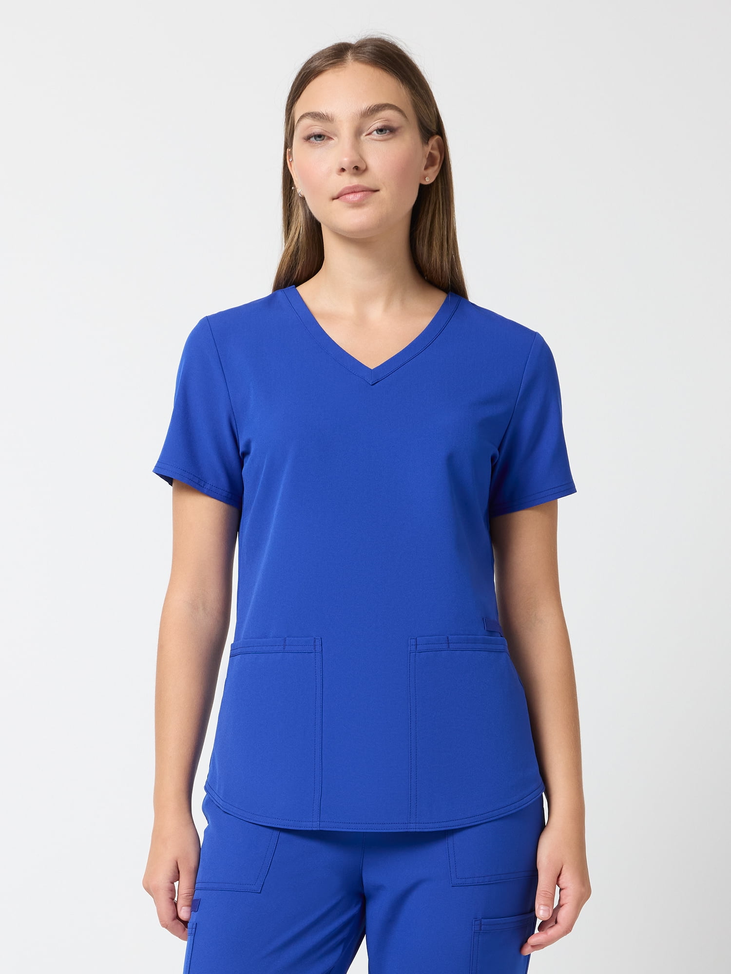 Scrubstar Core Essentials Women’s V-Neck Scrub Top, Sizes XS–3XL
