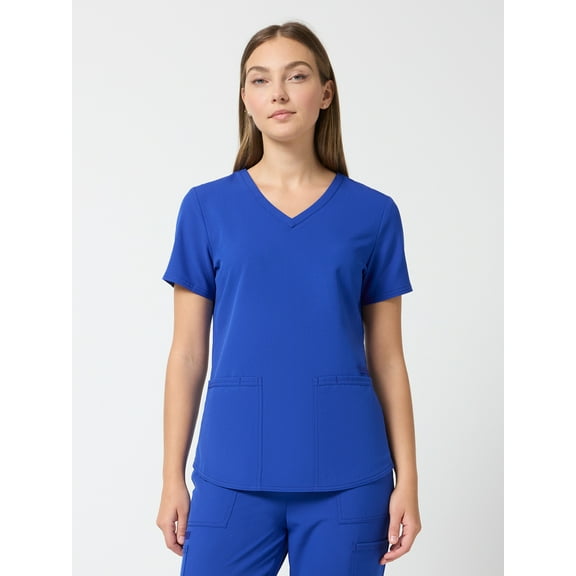 Scrubstar Core Essentials Women’s V-Neck Scrub Top, Sizes XS–3XL