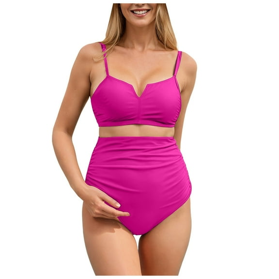 Women's V-Neck Underwire Tankini Top