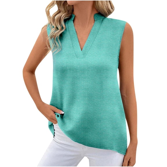 Women's V-neck Loose Fit Top, Short Sleeve Casual Blouse, Comfortable and Breathable, Lightweight Summer Shirt, Relaxed Fit for Everyday Wear, Stylish V-neck T-shirt for Casual Outings