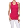 thumbnail image 1 of Women's V-neck Racer Back Tank - Raspberry, 1 of 4