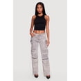 thumbnail image 1 of Women's VIP Acid Wash Utility Jeans, 1 of 4