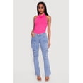thumbnail image 1 of Women's VIP Mid Rise Bootcut Cargo Jeans, 1 of 5