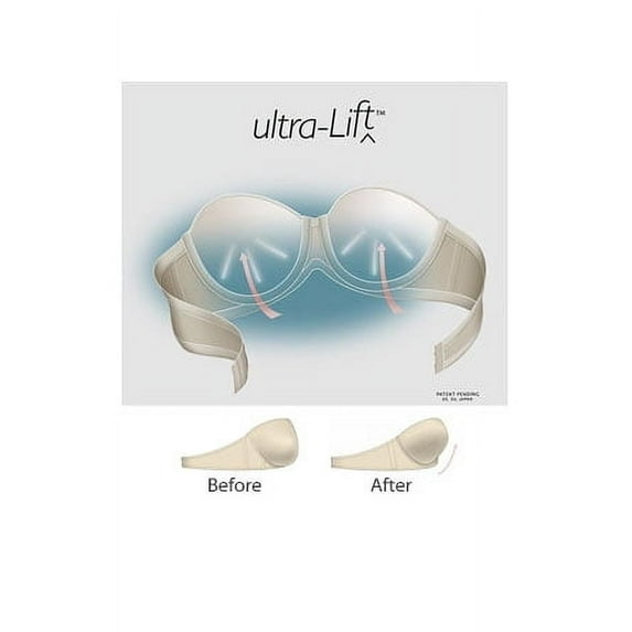 Women's Va Bien 1503 Ultra Lift Hourglass Bustier with Garters (White 40D)