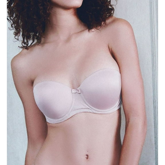 Women's Va Bien 1506 Ultra Lift Full Cup Strapless Bra (Nude 46D)
