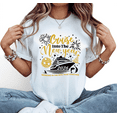 thumbnail image 1 of Women's Vacation T-Shirt - Cruise Into 2026 Print Tee - Luxury New Year Celebration Short Sleeve Graphic Tops, 1 of 5