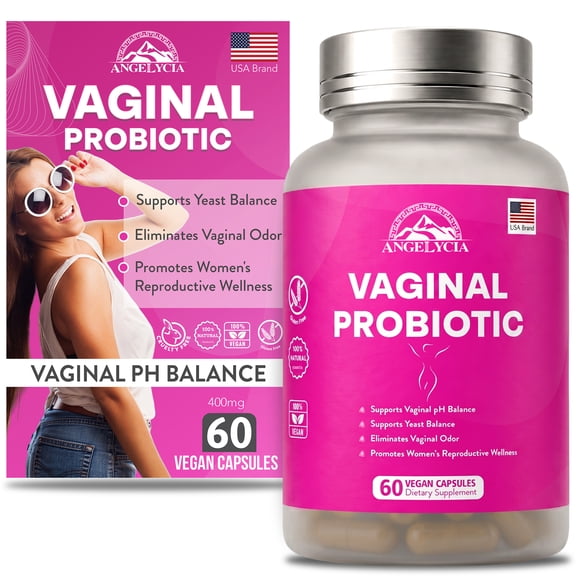 Womens Vaginal Probiotic Capsules  Feminine pH Balance Support with Prebiotics & Probiotics  Daily Intimate Wellness Formula