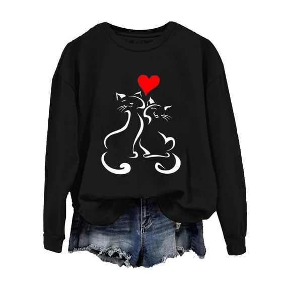 Women's Valentine Oversized Hooded Pullover Sweatshirt for Women Winter Valentine's Day Hooded Pullover Women Women's Oversized Pullover Casual Fall Outfits Women's Hooded Pullover