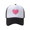 thumbnail image 1 of Women's Valentine's Day Baseball Cap Love Heart Adjustable Sun Hat Casual Spring Summer Hats Gift for Her, 1 of 3