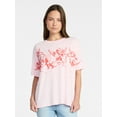 thumbnail image 1 of Valentine's Day Women's Cupid Cluster Graphic Tee from Way to Celebrate, Sizes S-XXXL, 1 of 5