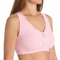 thumbnail image 1 of Women's Valmont 1611X Plus Zip Front Leisure and Sports Bra (Pink 44 D/E), 1 of 4