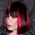 thumbnail image 1 of Blush Cindy Fantasy Style Synthetic Wig - Black Cherry, 1 of 3