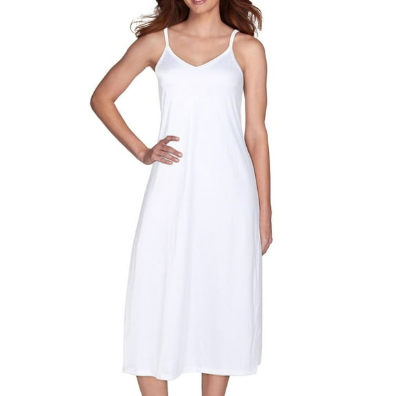 Women's Vanity Fair 1015832 32 Inch Spin Slip (Star White 38)