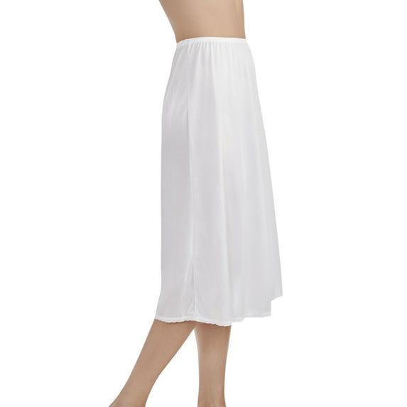 Women's Vanity Fair 1171128 Satin Glance 28 Inch Half Slip (Star White 2X)