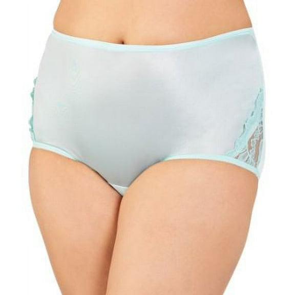 Women's Vanity Fair 13001 Lace Nouveau Brief Panty (Azure Mist 7)