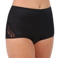 thumbnail image 1 of Women's Vanity Fair 13001 Lace Nouveau Brief Panty (Midnight Black 12), 1 of 3