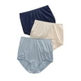 thumbnail image 1 of Women's Vanity Fair 13011 Perfectly Yours Lace Nouveau Brief Panty - 3 Pack (Mist/Fawn/Navy 9), 1 of 4