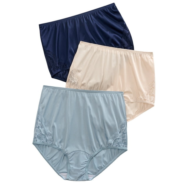 Women's Vanity Fair 13011 Perfectly Yours Lace Nouveau Brief Panty 3