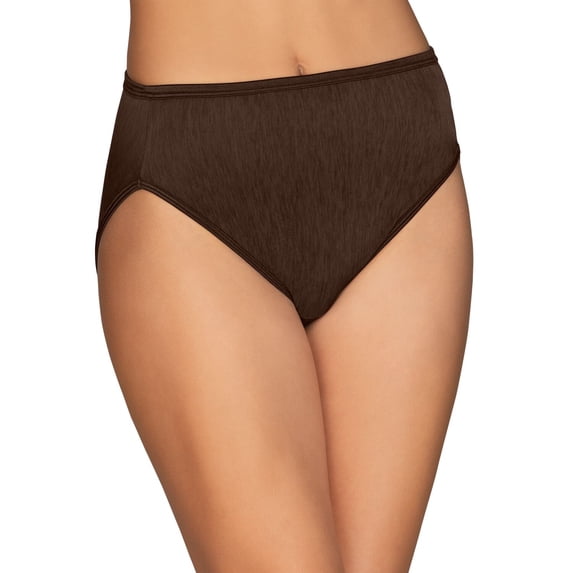 Women's Vanity Fair 13108 Illumination Hi-Cut Brief Panty (Cappuccino 8)
