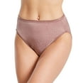 thumbnail image 1 of Women's Vanity Fair 13108 Illumination Hi-Cut Brief Panty (Chocolate Mousse 9), 1 of 3