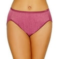 thumbnail image 1 of Women's Vanity Fair 13108 Illumination Hi-Cut Brief Panty (Designer Red 10), 1 of 6
