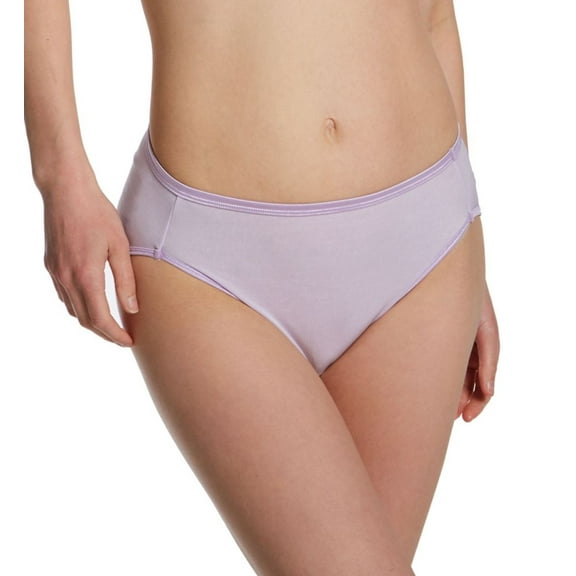 Women's Vanity Fair 13108 Illumination Hi-Cut Brief Panty (Gentle Lavender 6)
