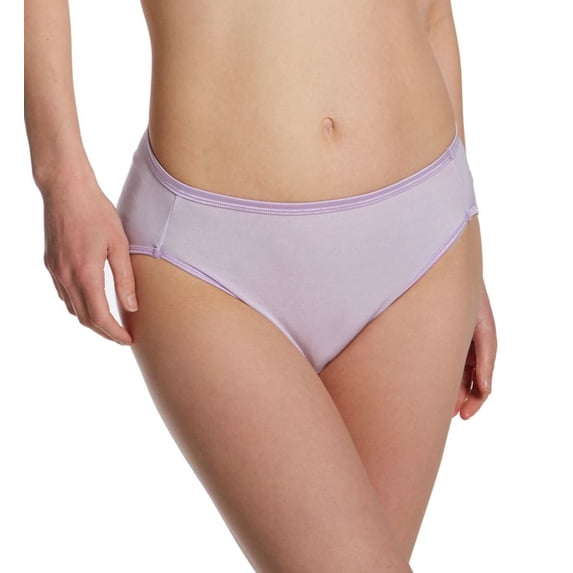 Women's Vanity Fair 13108 Illumination Hi-Cut Brief Panty (Gentle Lavender 9)