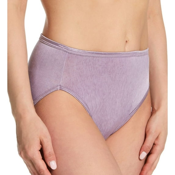 Women's Vanity Fair 13108 Illumination Hi-Cut Brief Panty (Lilac Chalk 5)