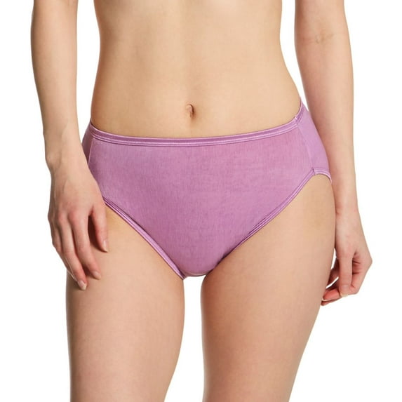 Women's Vanity Fair 13108 Illumination Hi-Cut Brief Panty (Orchid Dream 10)