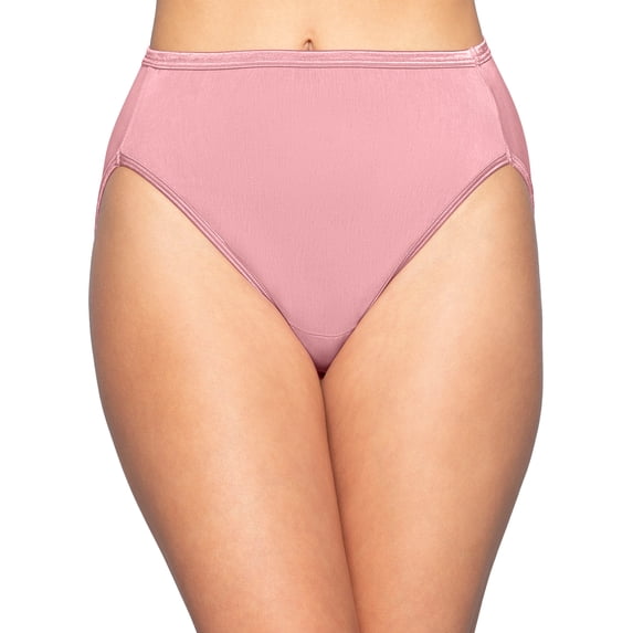 Women's Vanity Fair 13108 Illumination Hi-Cut Brief Panty (Pink Amethyst 6)