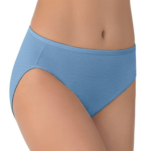Women's Vanity Fair 13108 Illumination Hi-Cut Brief Panty (Pond 7)